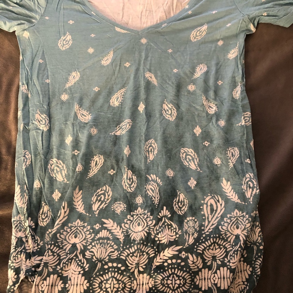 Comfy blue v neck